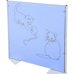 claustra école sérigraphié