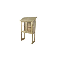 Lot 1 table pique-nique enfant Titou + 1 boite à livres + 1 jardinière potager