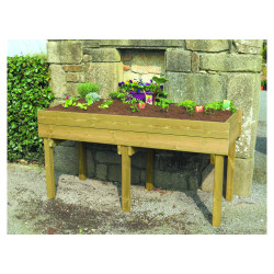 Lot 1 table pique-nique enfant Titou + 1 boite à livres + 1 jardinière potager