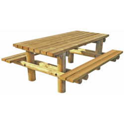 table pique-nique bois Cerise
