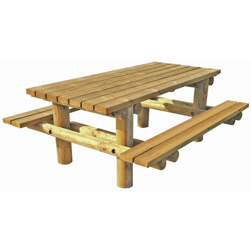 table pique-nique bois Cerise