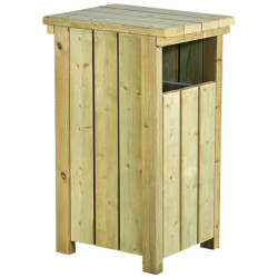 seau pour corbeille bois Alicante