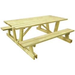 table aire de repos en pin...