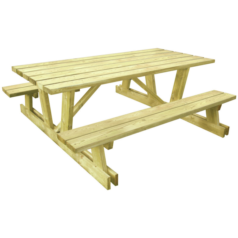 table aire de repos en pin Myra