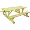 table aire de repos en pin Myra