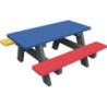 table pique-nique enfant mini Parc color