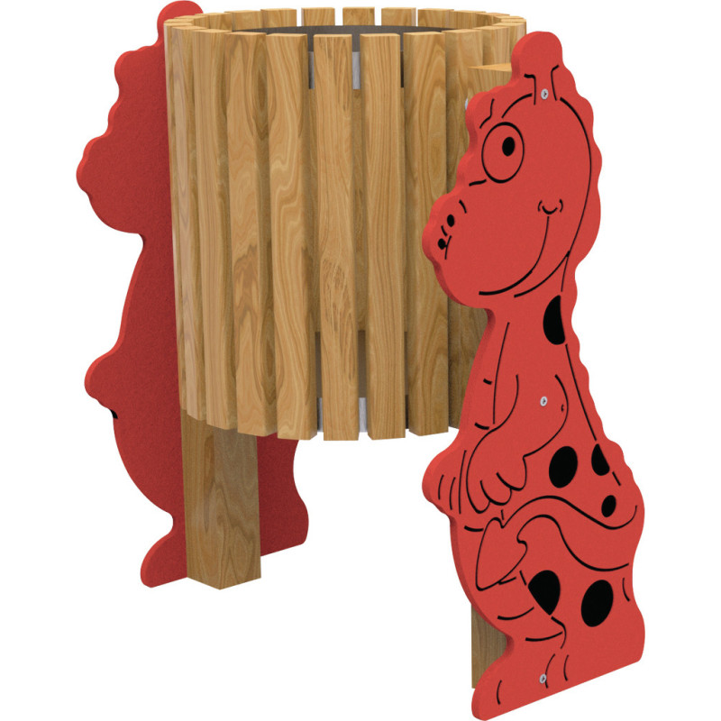 corbeille bois enfant Dragon
