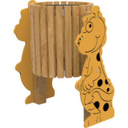 corbeille bois enfant Dragon