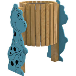 corbeille bois enfant Dragon