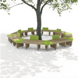 banc tour d'arbre Modulam