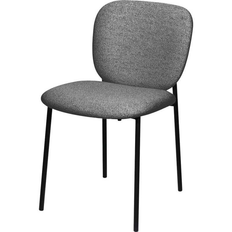 lot de 2 chaises collectivité tissu Twist