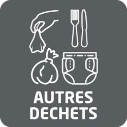stickers pour corbeille de tri Cybel
