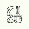 stickers pour corbeille de tri Cybel