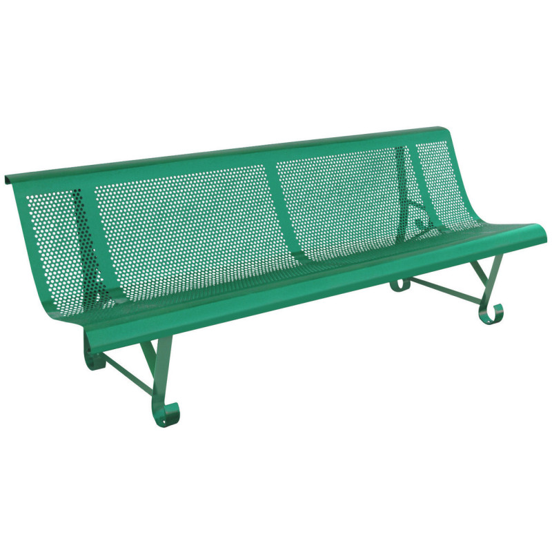 Banc 2 pieds RAL 6005