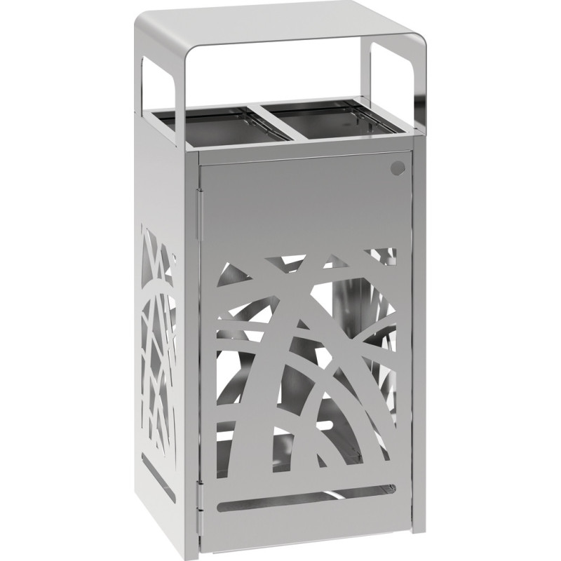 Promotion - 25% corbeille de tri inox Cybel