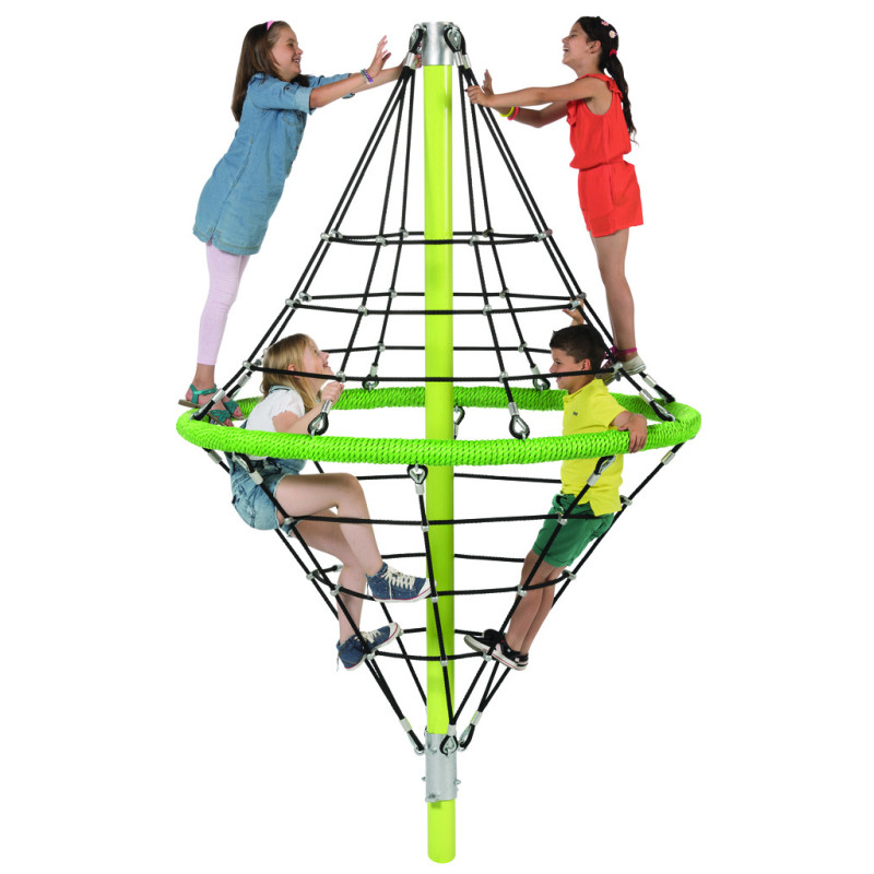 pyramide filet grimpe enfant