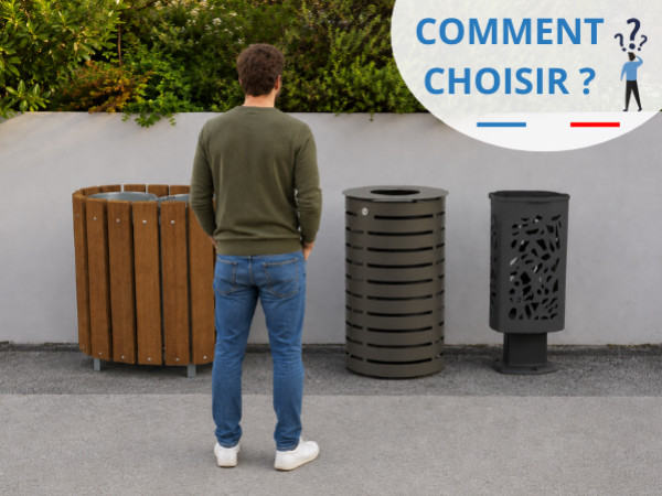 Corbeille de propreté collectivité : comment choisir ? JPP